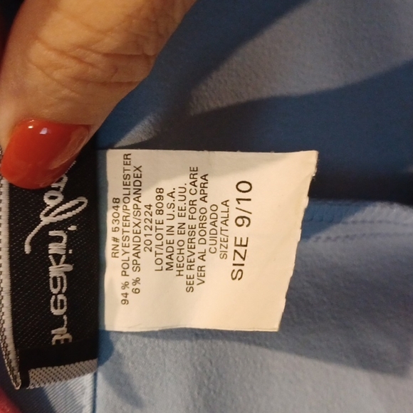 Vintage Powder Blue business / pageant suit, 9/10, fits like 8 - Picture 5 of 9